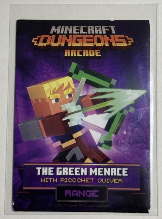 2022 Minecraft Dungeons The Green Menace #25 Rare!