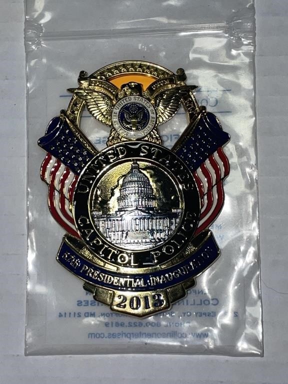 2013 U.S Capitol police badge