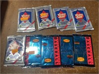 Vintage looney tunes and Dennys baseball cards