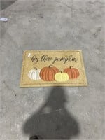 "Hey There" Fall Entry Rug