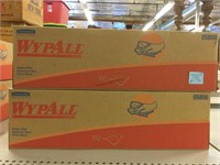 2 box Wypall brand disposable wipes. 100per box.