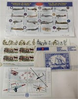 Stamps incl. Airplanes