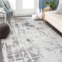 RYB HOME Washable Rug for Living Room Soft Noise R