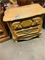 Raleigh Road Wooden 2 drawer night stand