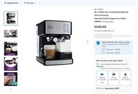 N6130  Mr. Coffee Premium Espresso Maker