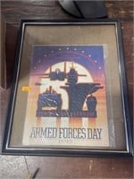 Armed forces signed picture