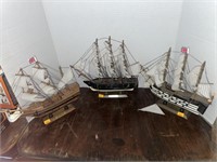 Vintage model boats