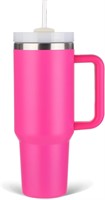 40 oz Tumbler with Handle  Insulated Tumbler with