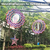 12 Inches 3D Patriotic Wind Spinner