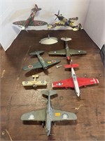 7 model airplanes