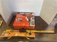 Black and decker drill, steering wheel lock