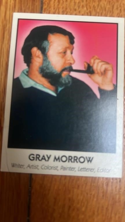 Gray Morrow Writer, Artist, Colorist, Painter, Let