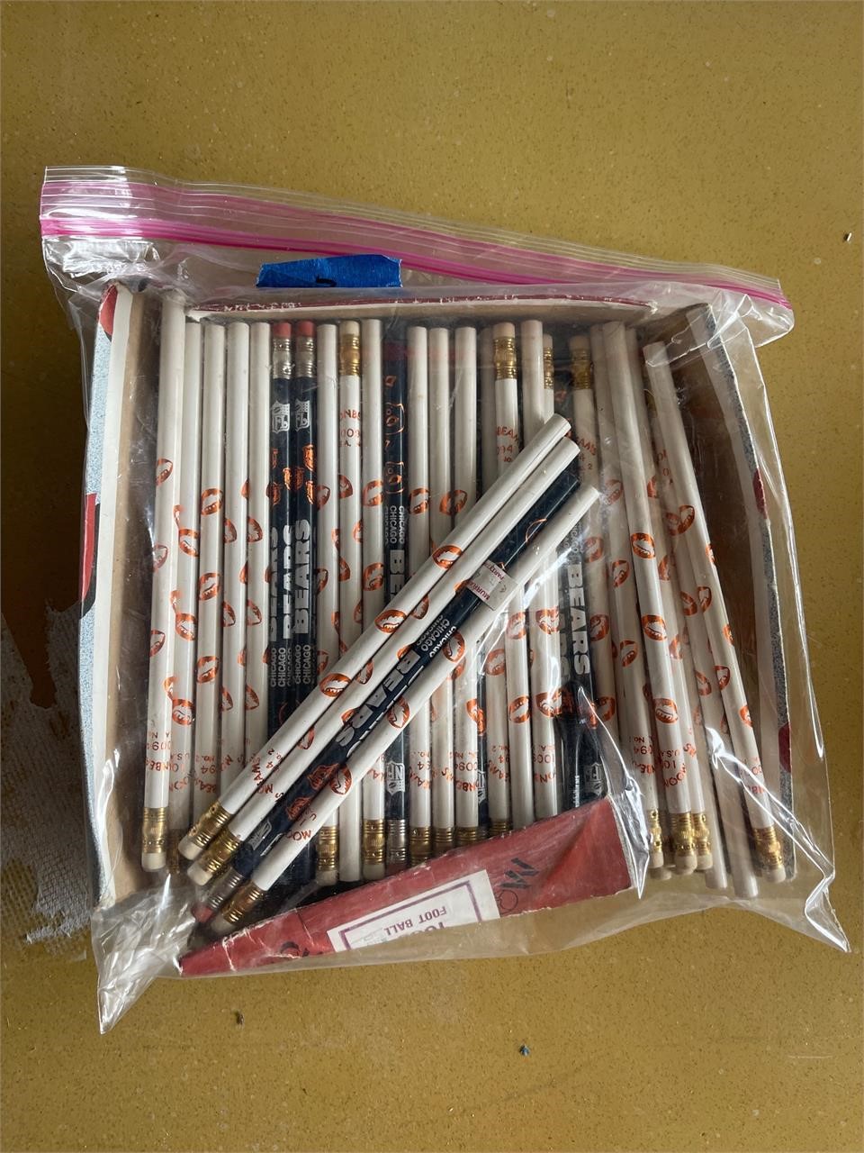 Lot of Chicago  Bears Pencils