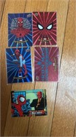 5 Cards Lot Upper Deck Spider Man