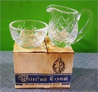 Z - WATERFORD CRYSTAL PITCHER AND CANDY DISH (F64)