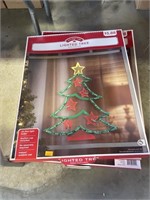 5 lighted Christmas decorations