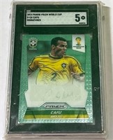 Z -2016 WORLD CUP CAFU COLLECTOR CARD 5 RATING