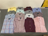 15 Ralph Lauren Button Up Shirts Size Large