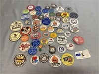 Vintage Button Pin Collection