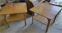 2 Wooden Tables