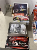 Vintage nascar items and model cars