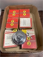 6 Vintage robershaw locking gas caps