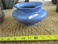 Numbered blue vase