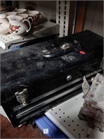 Black Metal Craftsman Tool Box & Contents