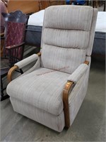 Vintage Stuffed Rocking Recliner Chair