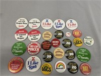 Vintage Button Pin Lot- Advertising
