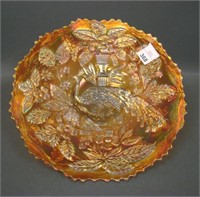 Fenton Marigold Peacock @ Urn Plate