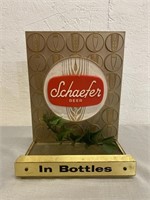 Schaefer Beer Plastic Sign8"x10"x3"