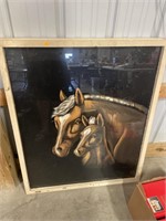 Horse print (37.5” h x 32” w)