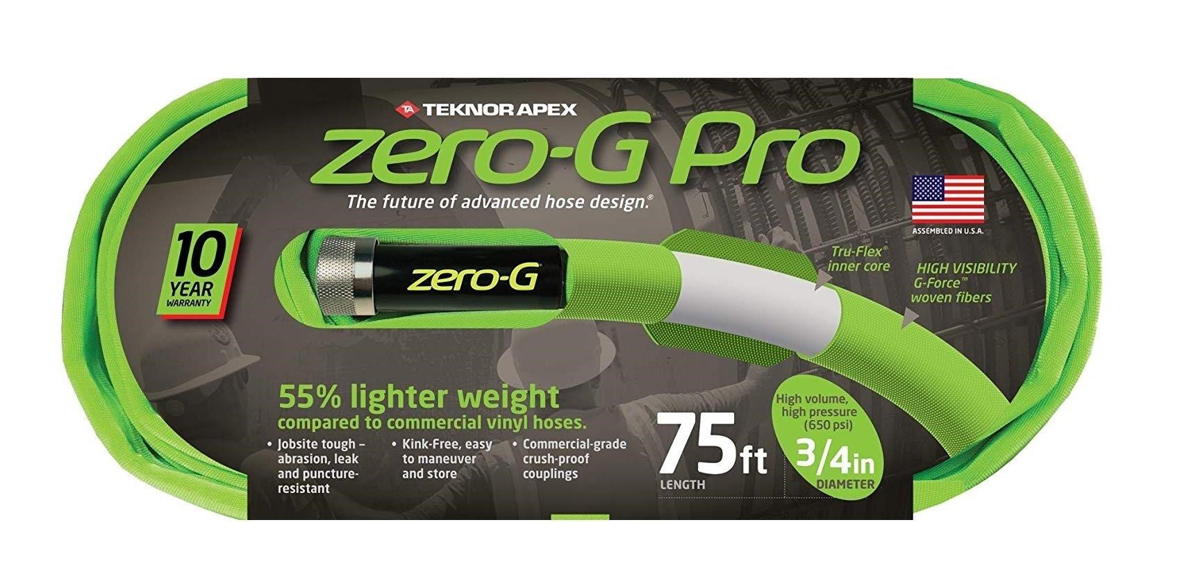 Zero-G Pro 3/4 in. Dia X 75 Ft. L Garden Hose $70