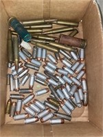 .38 spl, .40 s&w, and 30-06 ammo