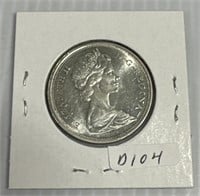 1965 Canadian Half 80% Silver