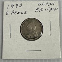 1890 Great Britain 6 Pence
