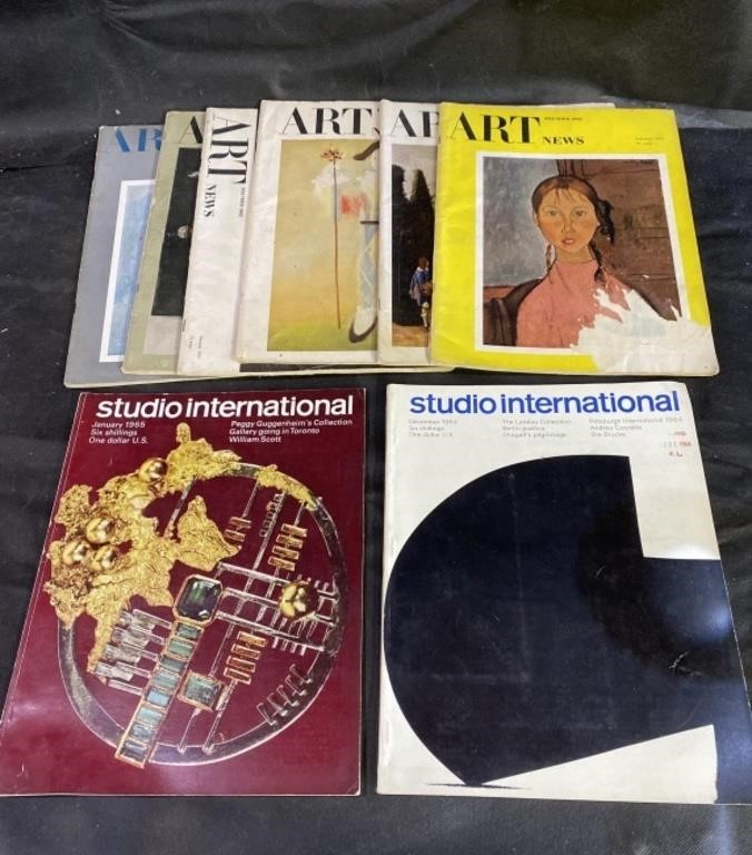 VTG Art News & Studio International Magazines