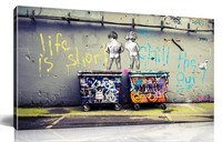 Graffiti Wall-Art - Large Abstract Art Wall