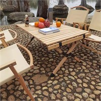 Aeumruch Portable Folding Table Outdoor Indoor