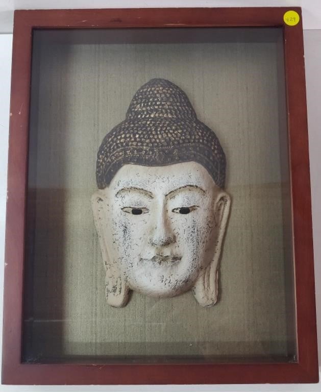 Mask From Thailand in Display Case