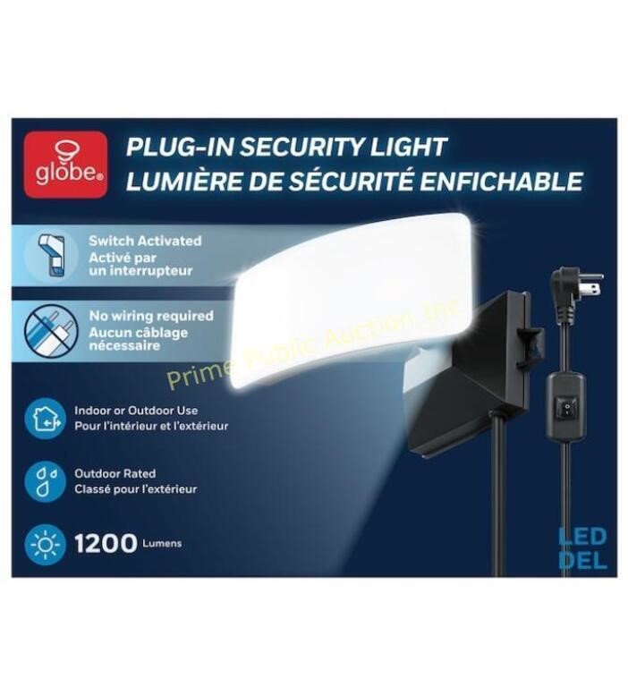 Globe $24 Retail LED Outdoor Floodlight Plug-in
