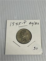 1945-P AU/BU Quarter Silver