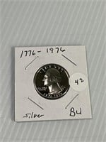 1776-1976 BU Silver Quarter
