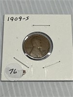 1909-S Rare Key Date Penny