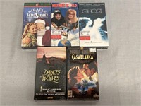 5 VHS Movie Factory Sealed