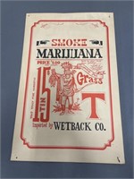 Rolly Crump "Smoke Marijuana” Poster