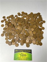 300 1940's & 1950's Wheat Cents