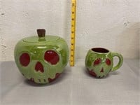 Disney Villians Poison Apple Mug & Cookie Jar