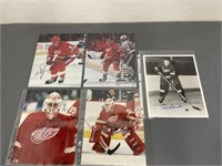 NHL- Autographed Hockey Player Photos